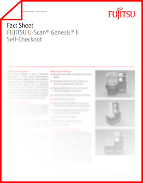 FUJITSU U-Scan Genesis II Datasheet